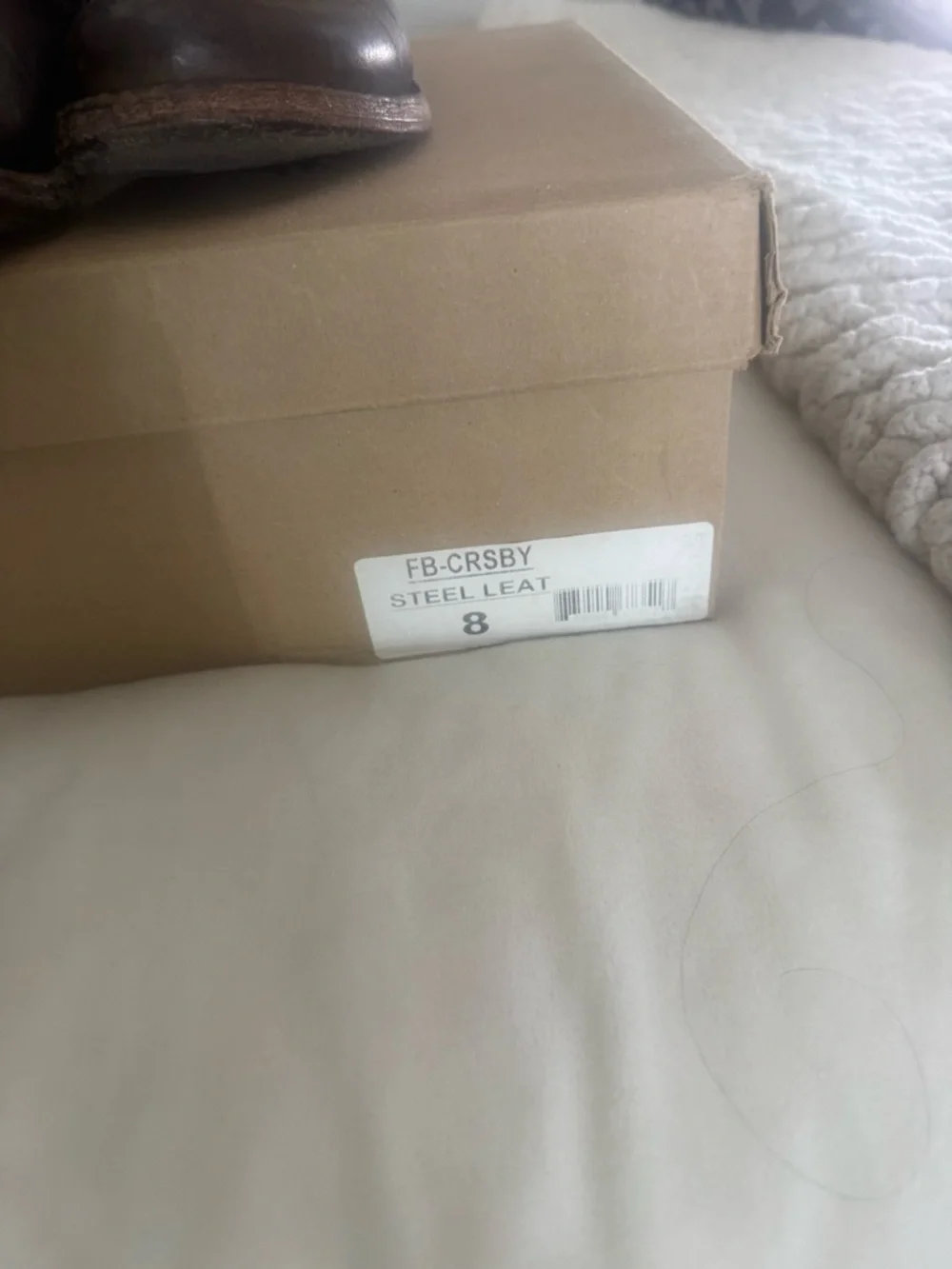 Freebird by Steven CROSBY MOTO BIKER BOOTS NIB Gray Brown - Picture 7 of 11